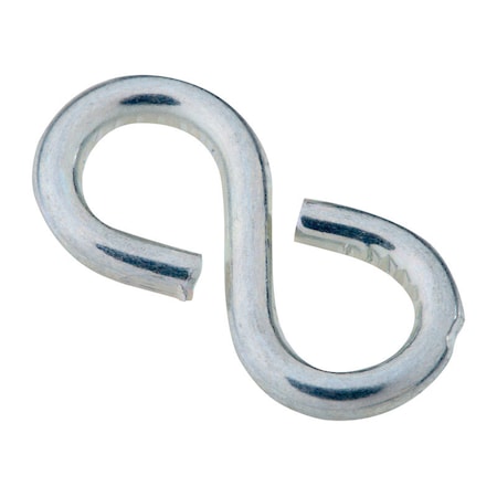 National Hardware National Hardware Zinc-Plated Silver Steel 7/8 in. L Closed S-Hook 1 pk N121-434